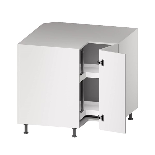 Base Corner Cabinet (1 Bi-Fold Door & 1 Lazy Susan System) for kitchen